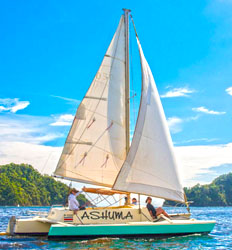 Ashuma Private Sailing Catamaran Jaco