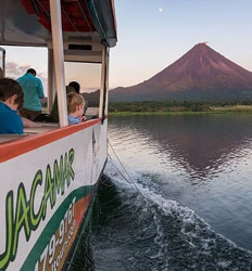 Lake Arenal by Boat + Peninsula Trail